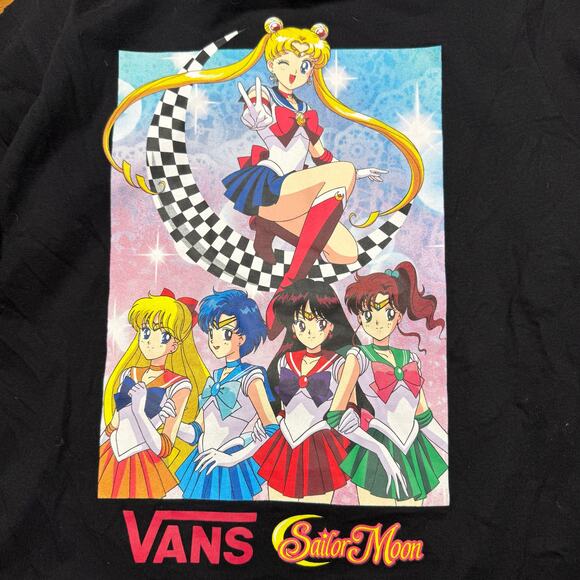 Vans sailor moon collaboration Tshirt men’s size small - Picture 4 of 7